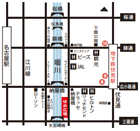nayabashi map